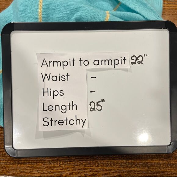 Striped Blue Cardigan Sweater size XL - Picture 6 of 10